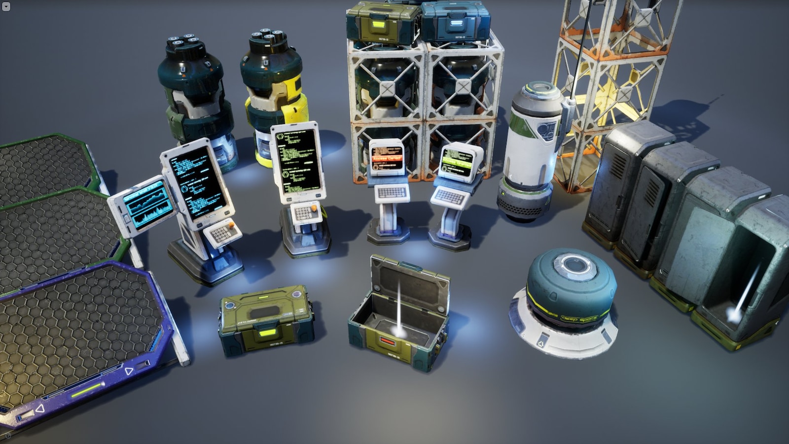 SciFi Props Pack vol.2 in Props UE Marketplace