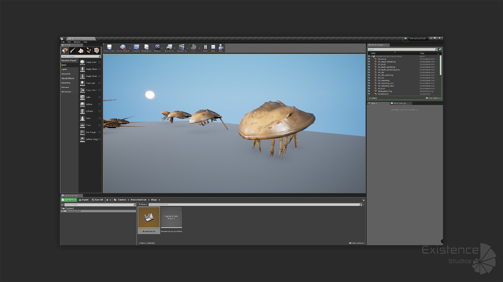 Horseshoe Crab Trilobite Monster Underwater Creature 24 in Characters UE Marketplace