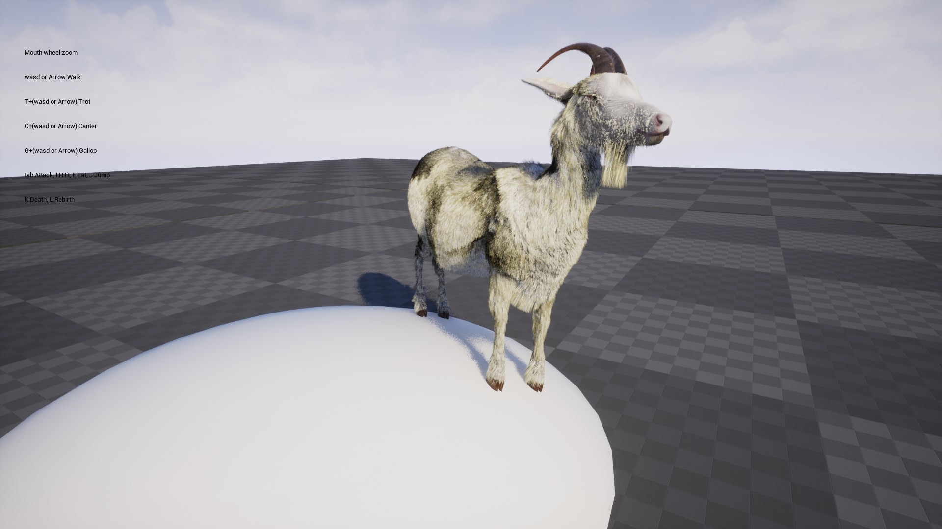 Goat with groom in Characters UE Marketplace