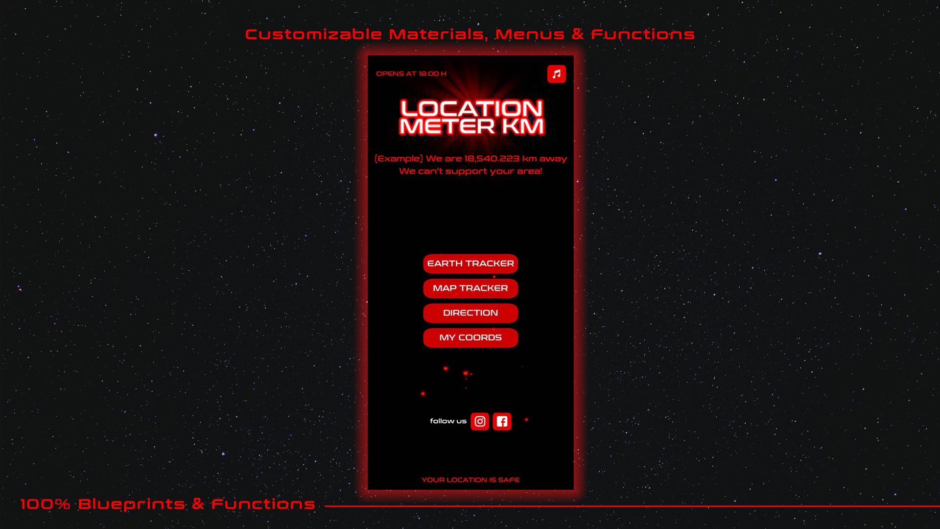 Location Meter KM in Blueprints - UE Marketplace