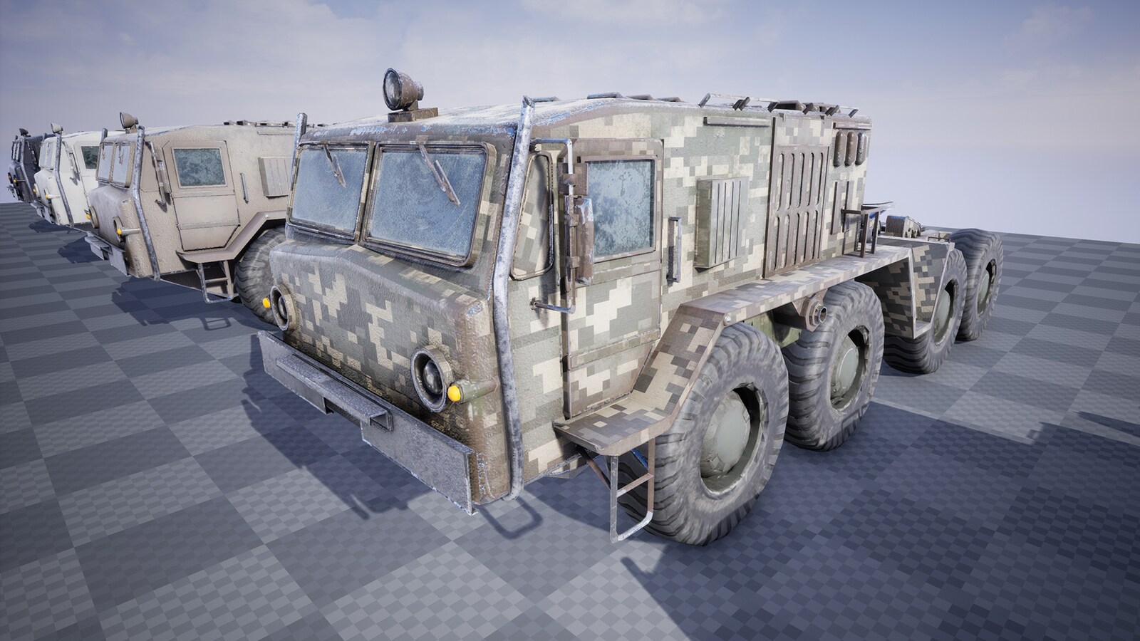 [Functional] MAZ537 / Battle Truck / 6 Versions in Props UE Marketplace