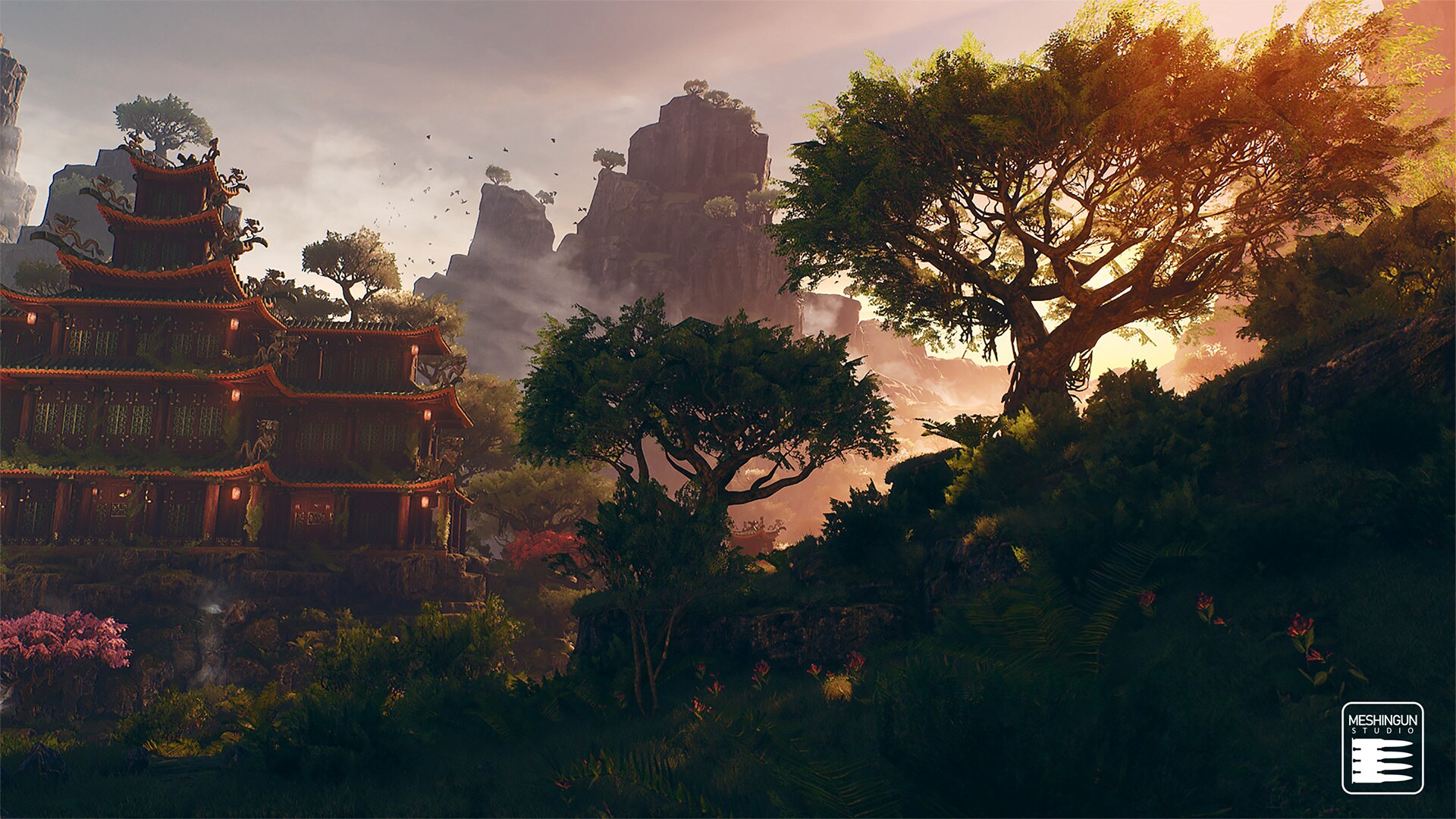 Asian Temple Pack in Environments - UE Marketplace