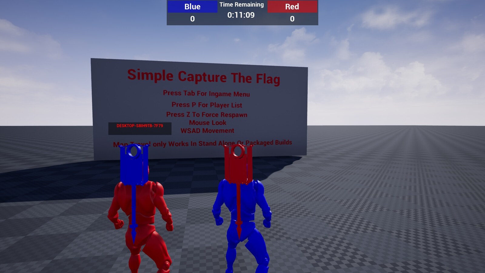 Simple Capture The Flag in Blueprints UE Marketplace