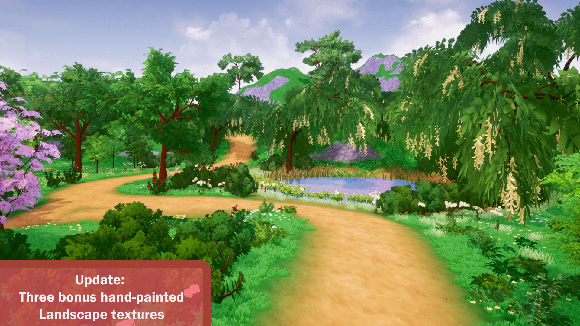 Anime Stylized Foliage: Wet Woodlands
