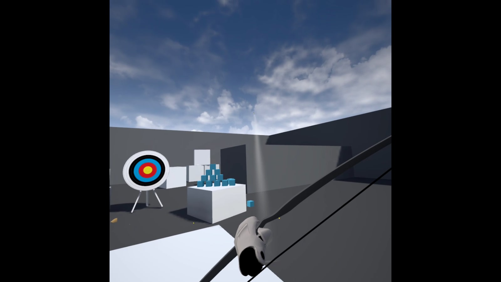 VR bow and arrow in Blueprints UE Marketplace