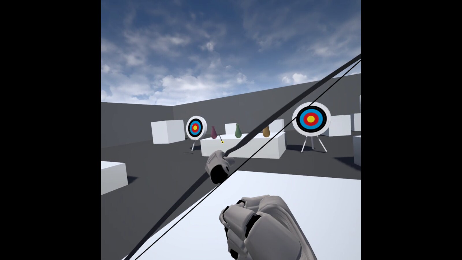 VR bow and arrow in Blueprints UE Marketplace