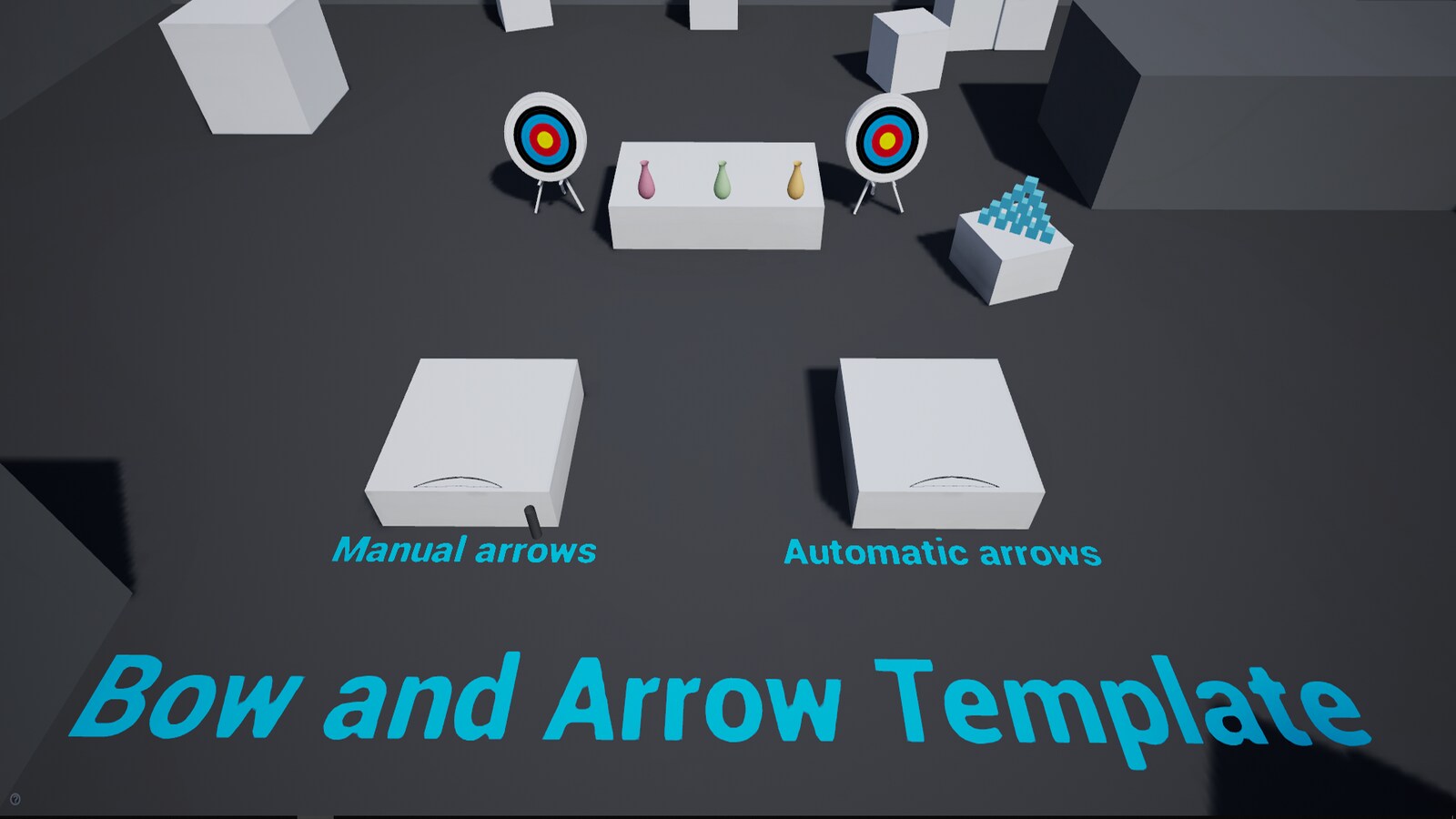 VR bow and arrow in Blueprints UE Marketplace
