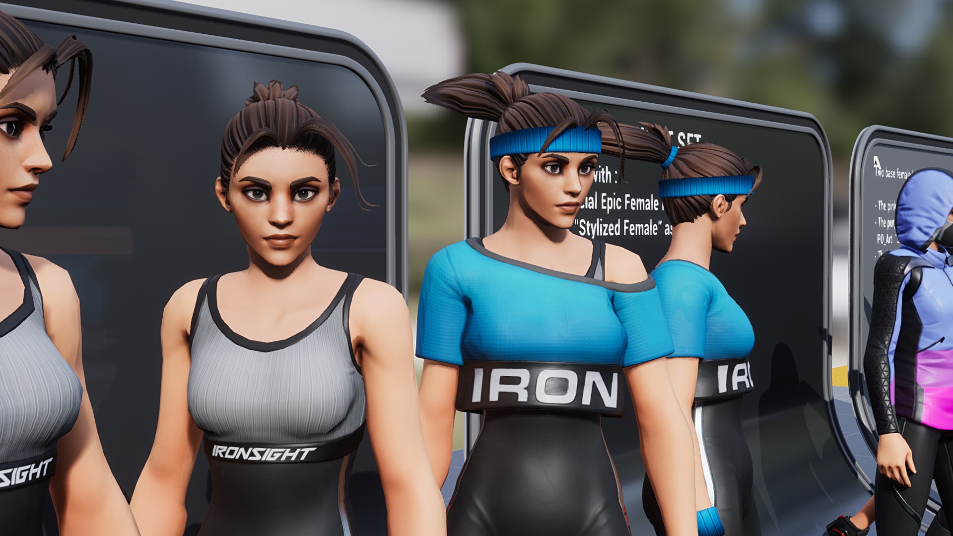 Gym Bundle: Boys and Girls in Characters - UE Marketplace