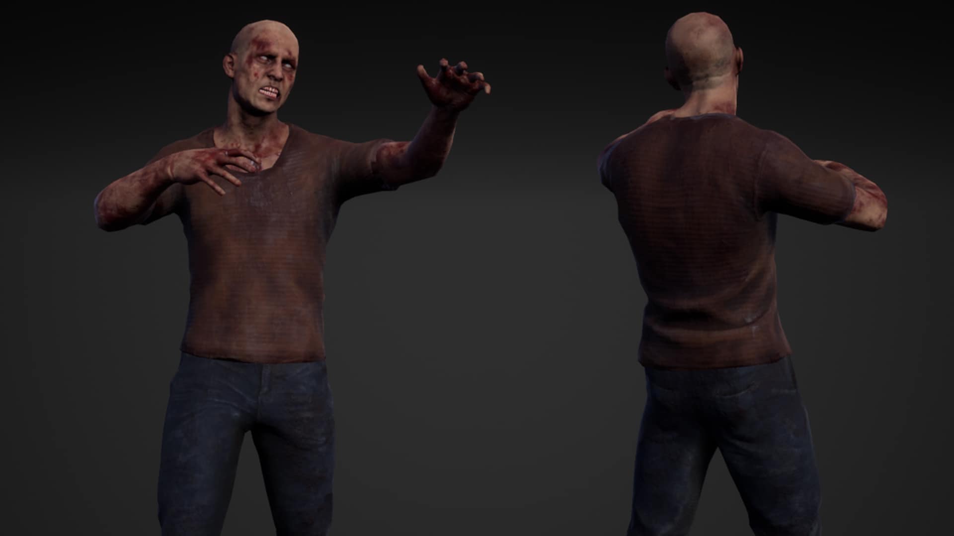 Zombie NPC 01, 카테고리 캐릭터 - UE 마켓플레이스