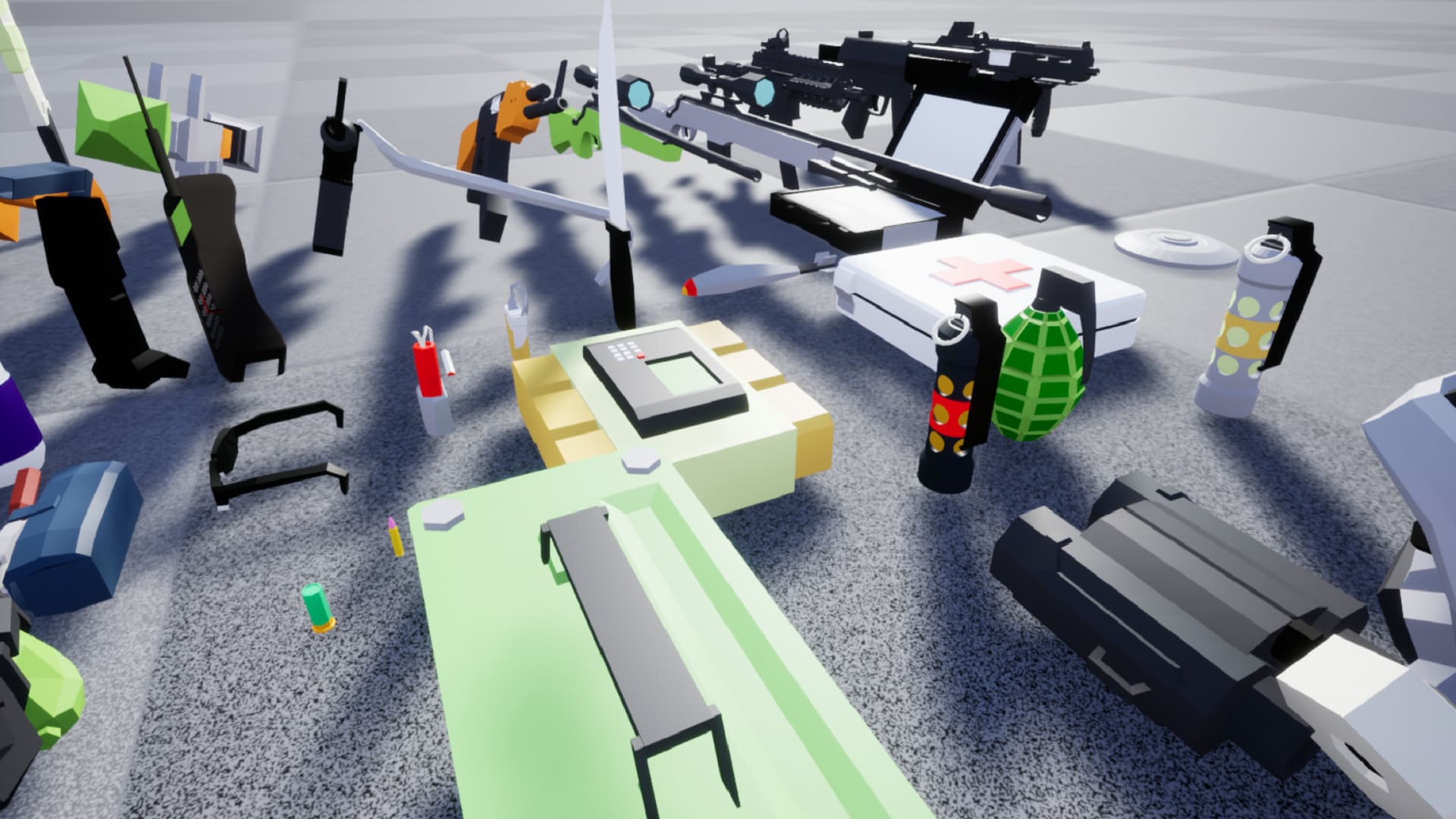 Ultra Low Poly Assault Pack