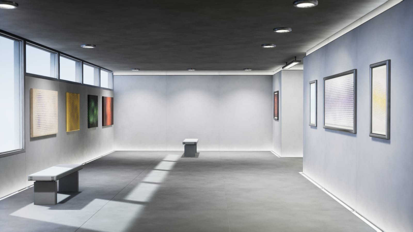 Digital Art and Gallery in Architectural Visualization UE Marketplace