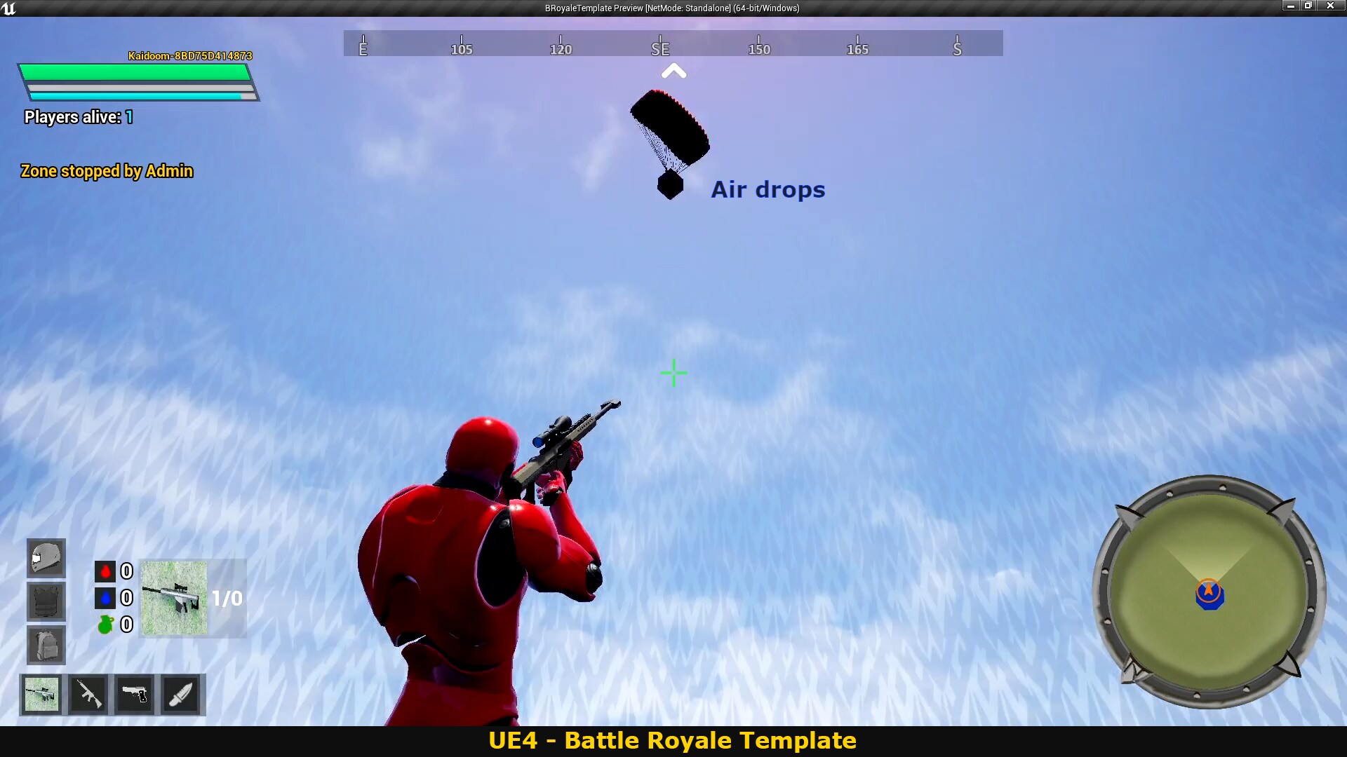 在蓝图创建的advanced Battle Royale Template 虚幻引擎商城