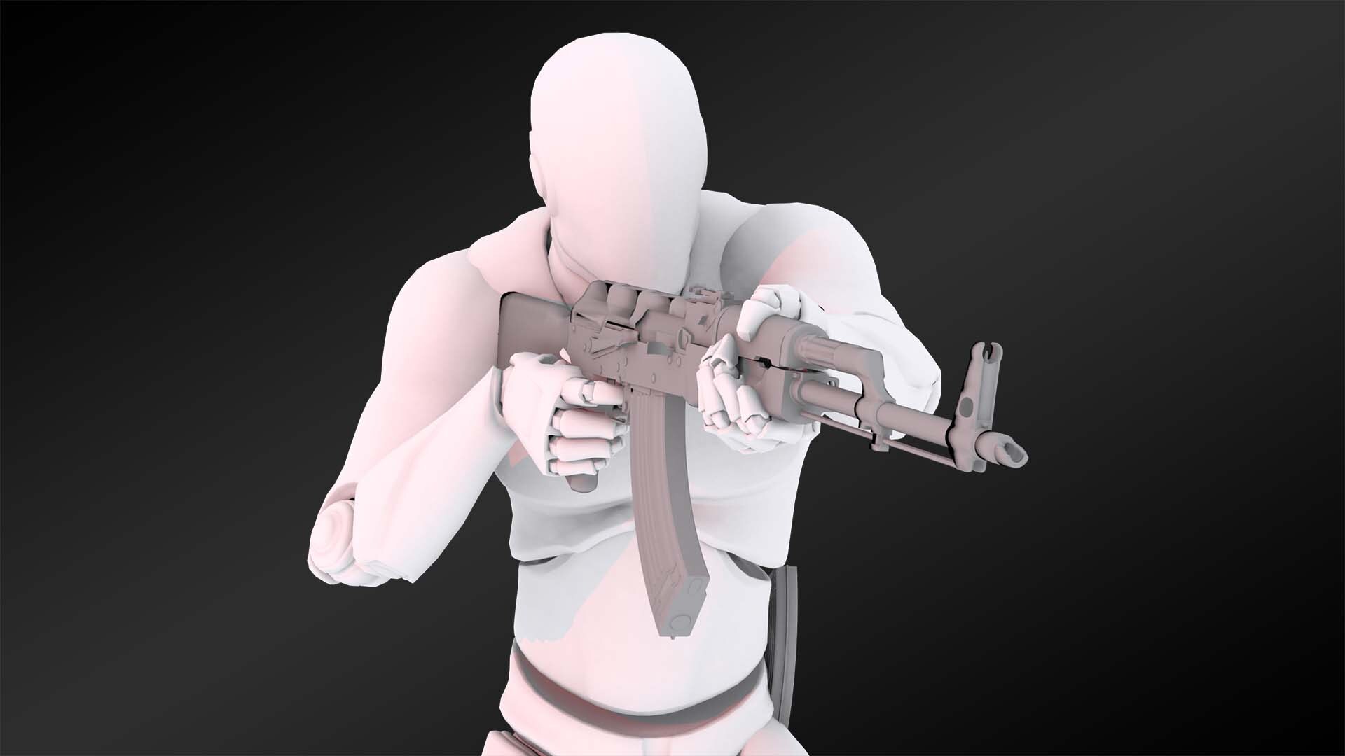 ak47 rifle with character animations FPS/TPS in Weapons - UE Marketplace