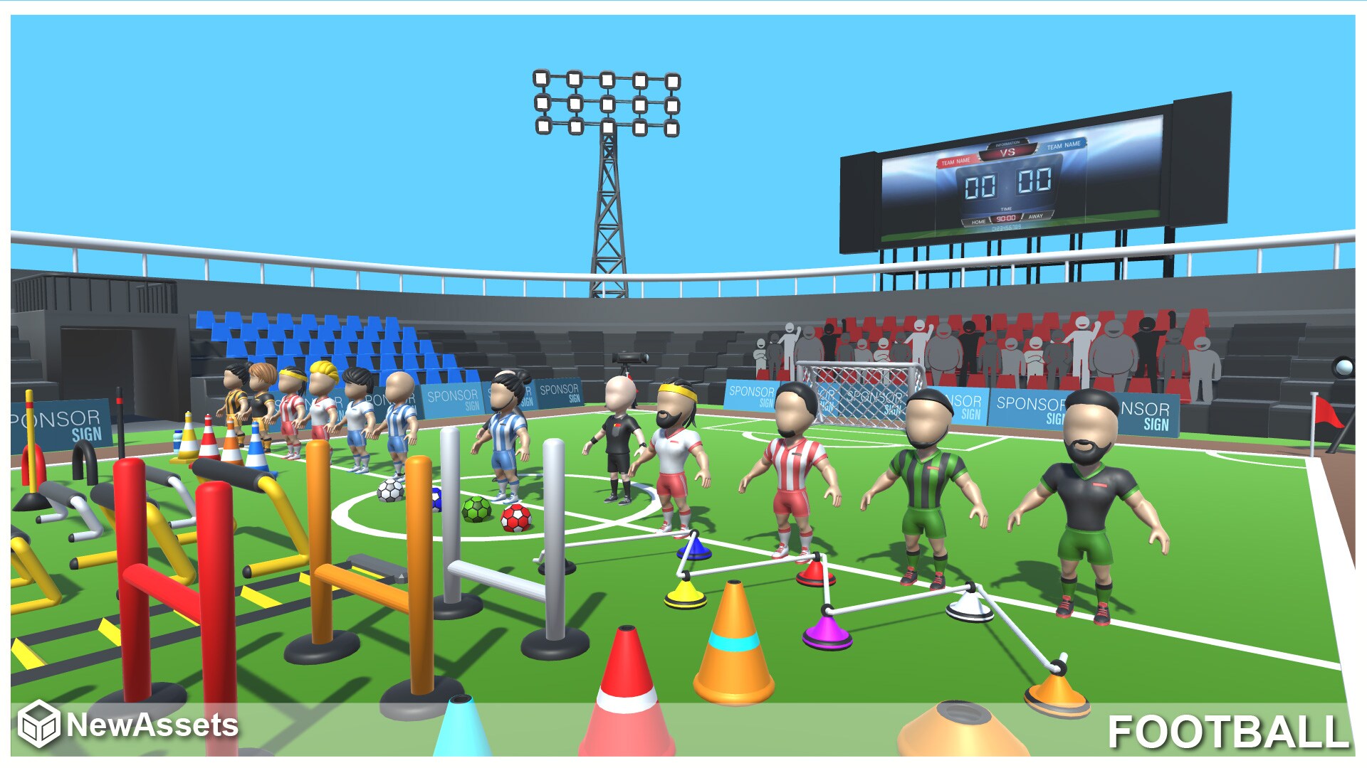 Football Asset Package in Environments UE Marketplace