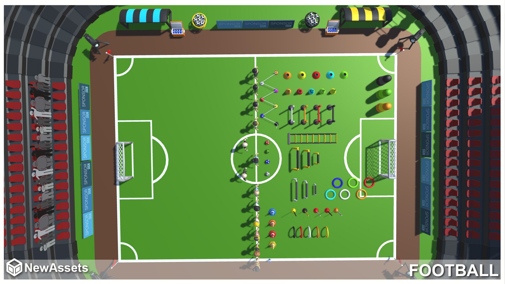 Football Asset Package in Environments UE Marketplace