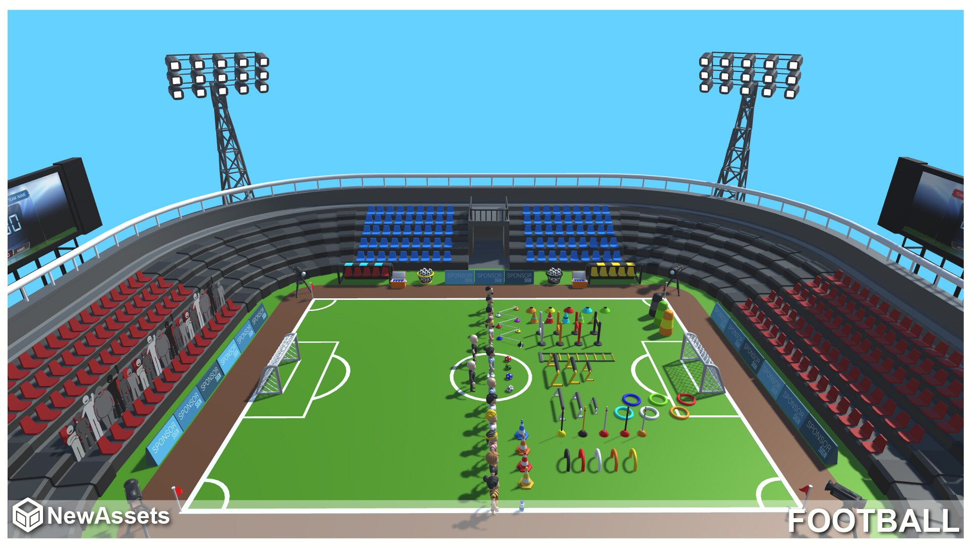 Football Asset Package in Environments UE Marketplace