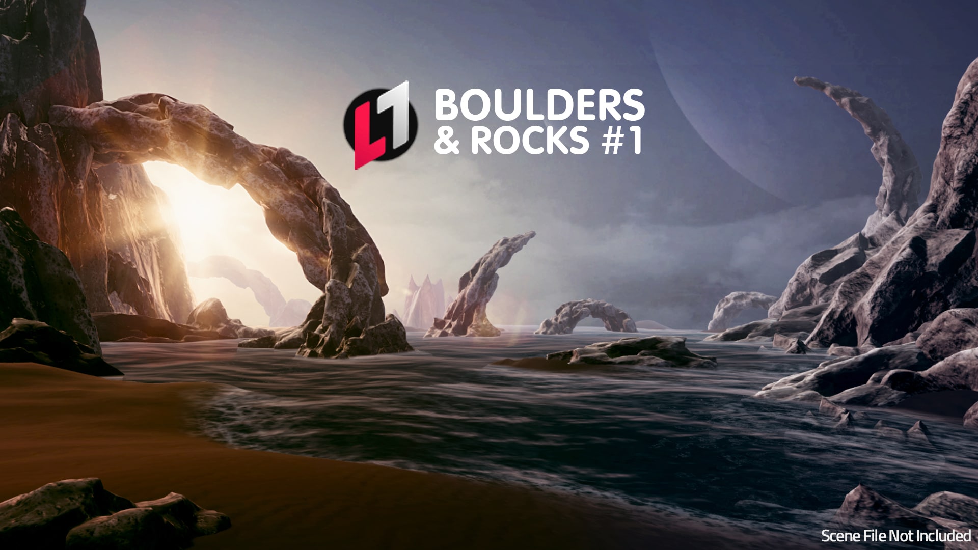 Boulders & Rocks – Stylized Nature Pack #1