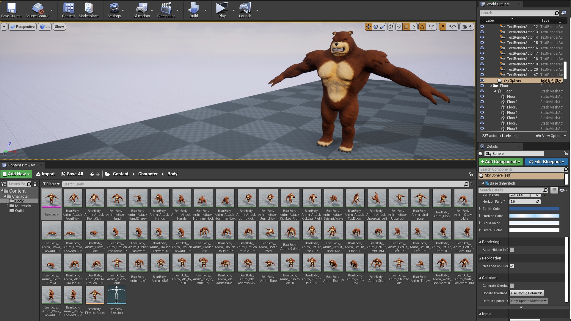 在角色创建的[RPG Animset 2PACK] Steampunk Bear & Beaver - Fight & Movement ...