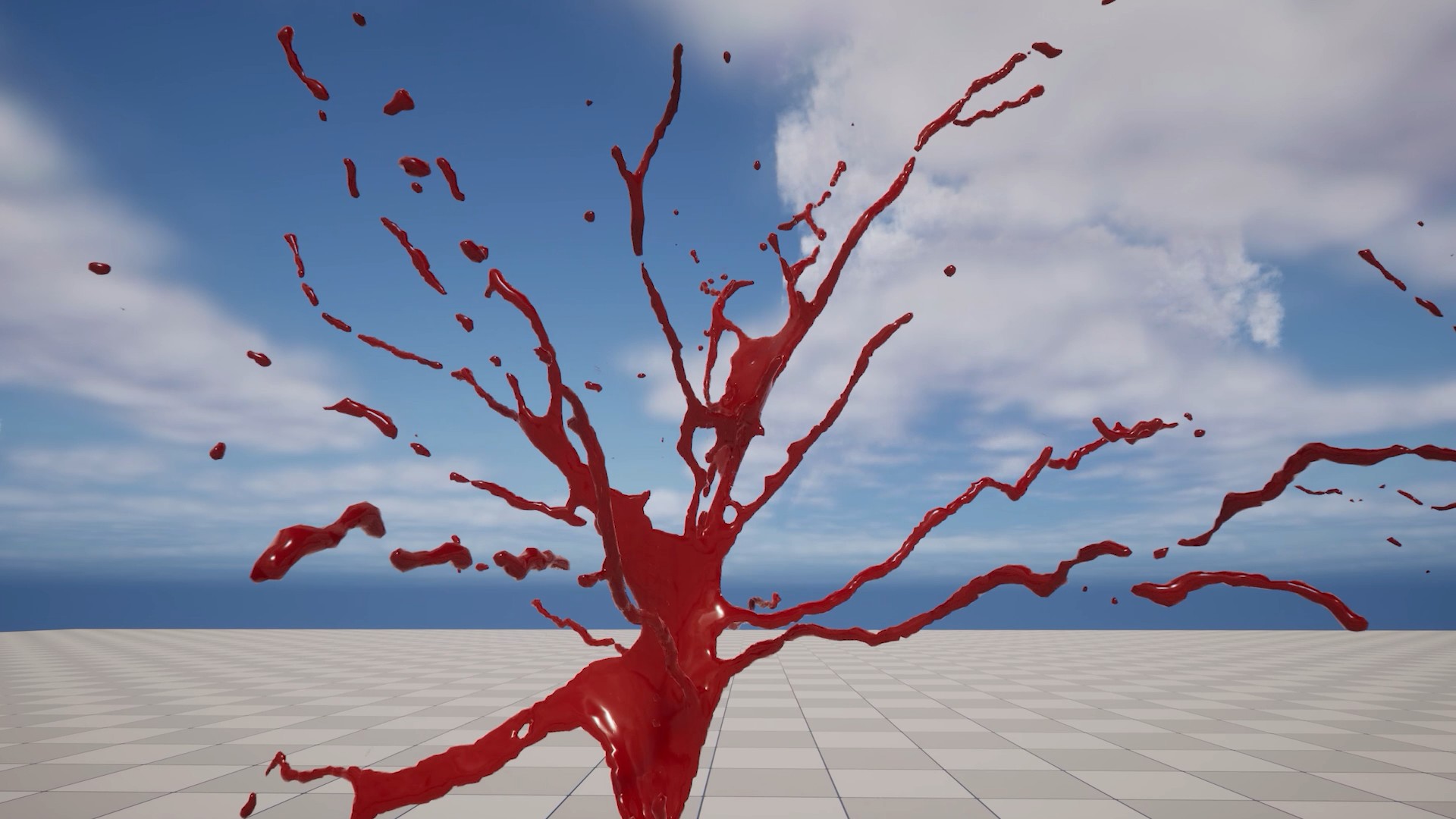 3D Alembic Blood Effects