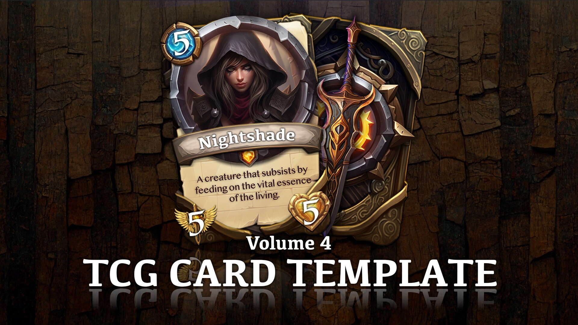 TCG Card Template – Volume 4