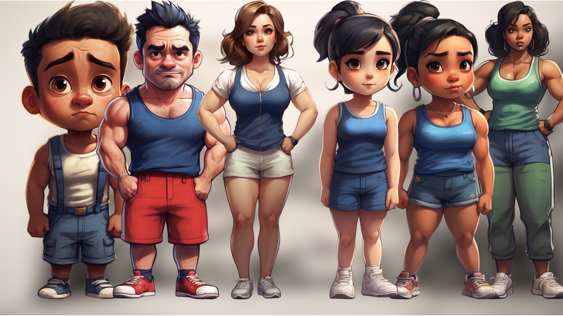 [Muscle] UI Characters - 60, 카테고리 2D 애셋 - UE 마켓플레이스