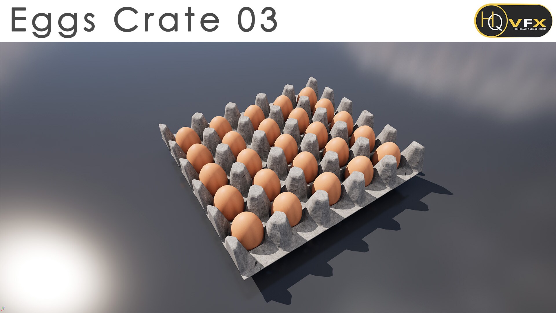 Realistic Eggs Crates in Props UE Marketplace