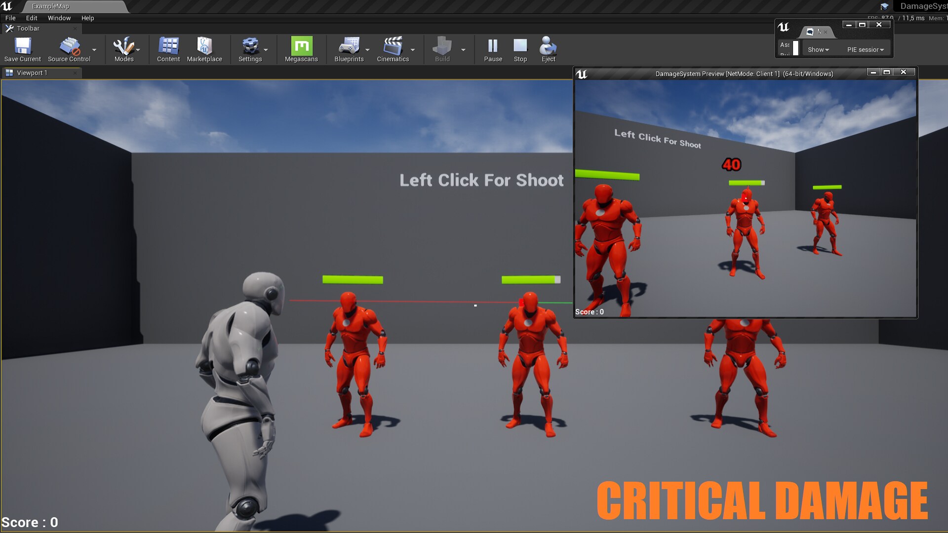 Character Damage System , Schadensmodell – PWEEYO