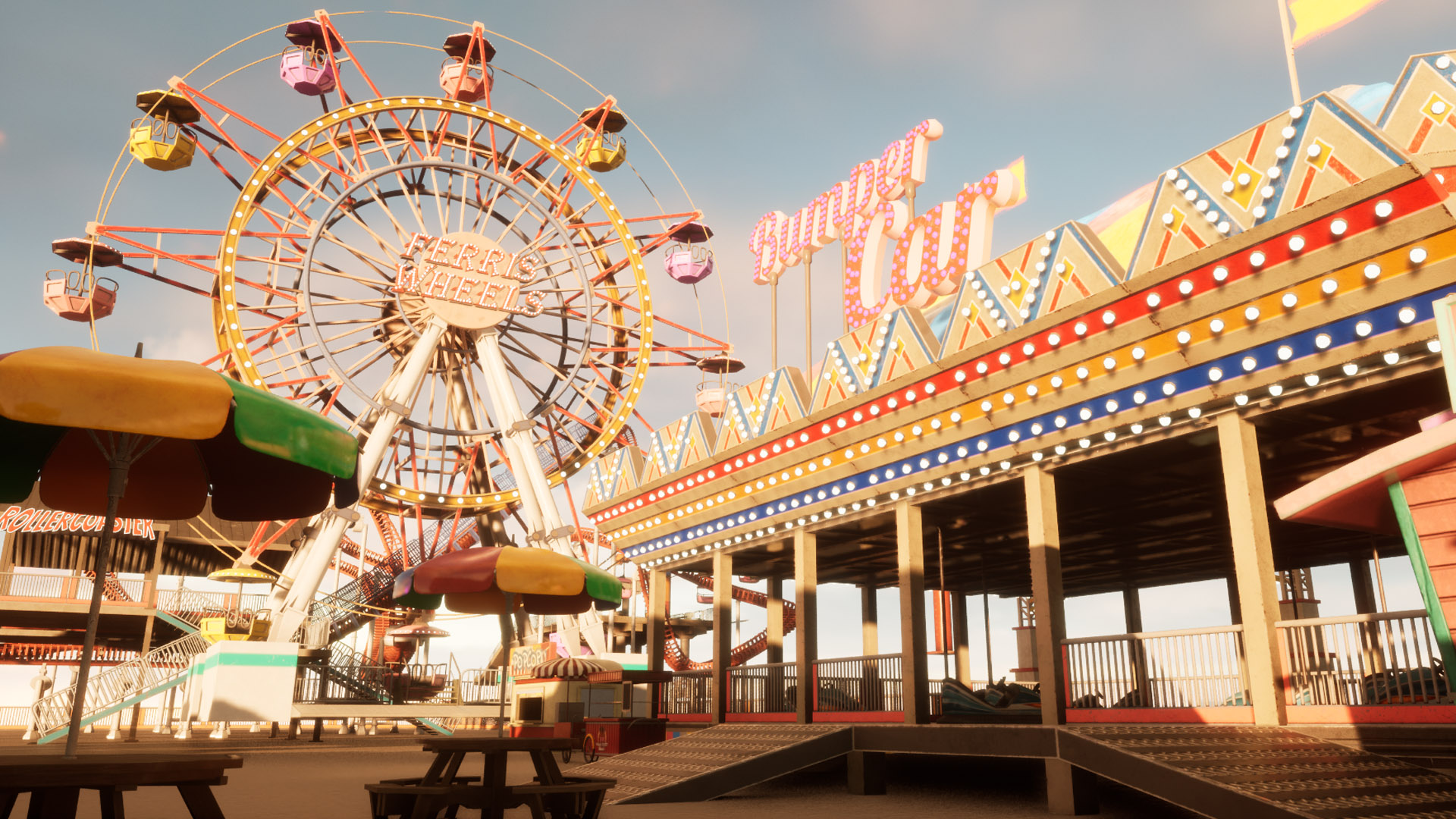 amusement, Theme park rides and props