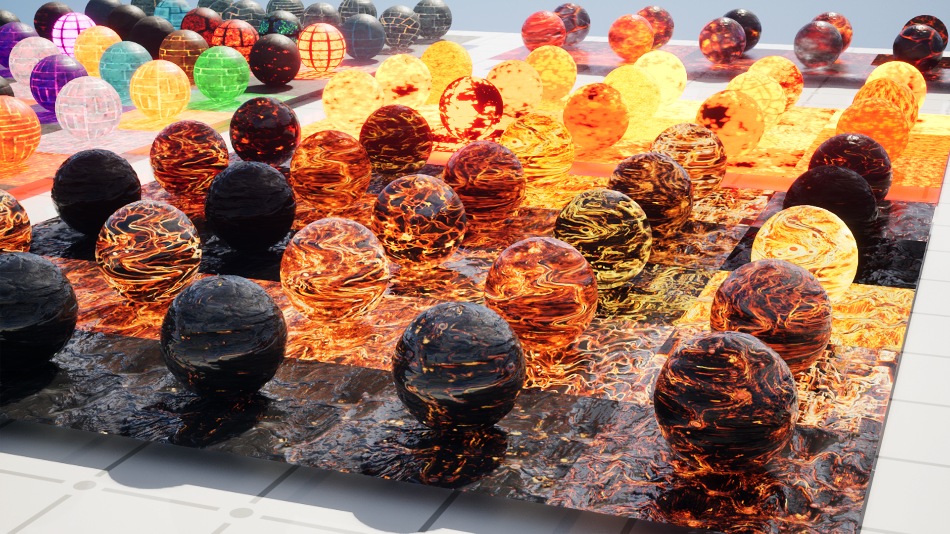 Mega Active Lava/Volcano Material Bundle - 135 pcs - 4K