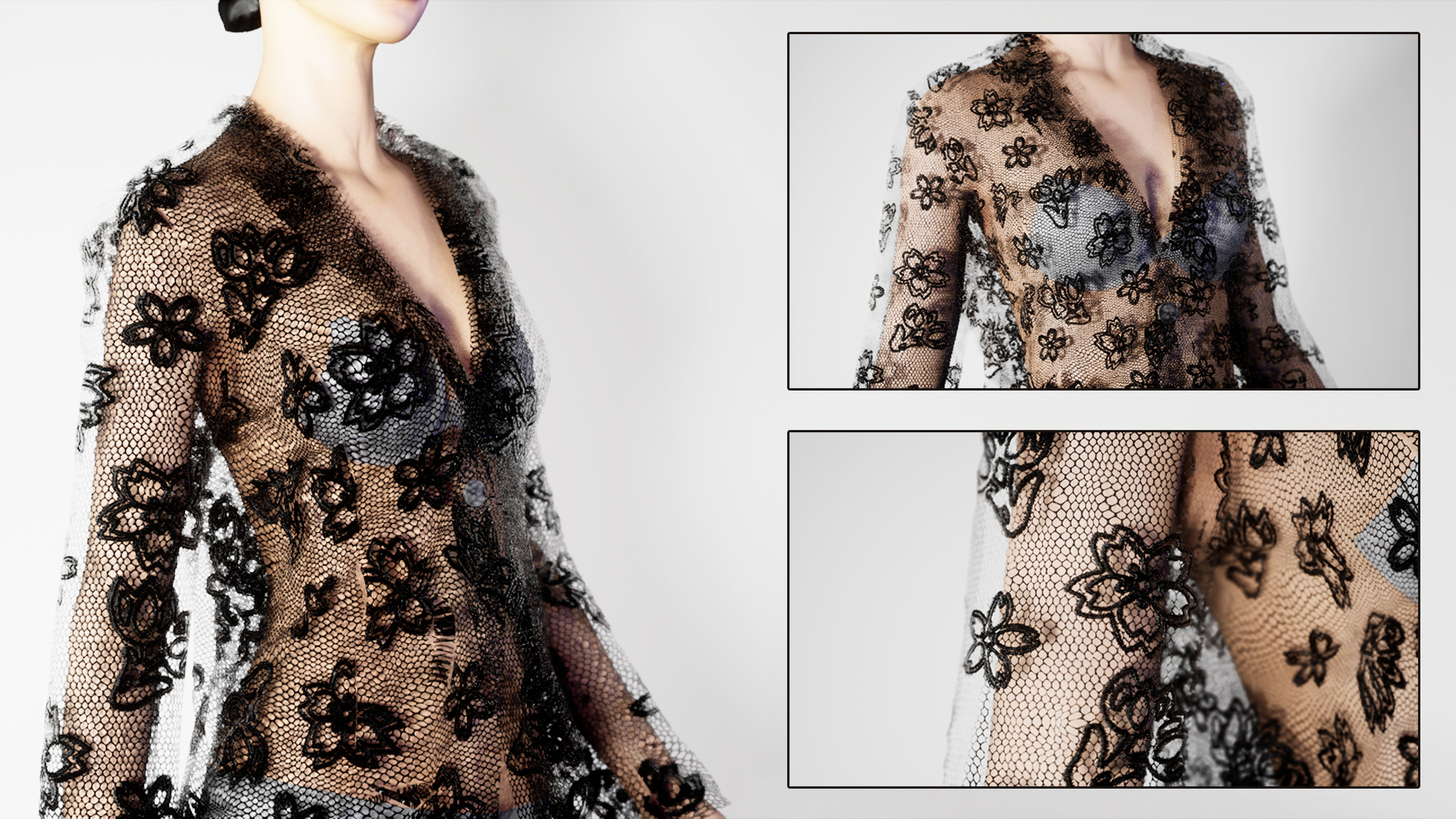 Realistic Lace Material Pack 4K - V3