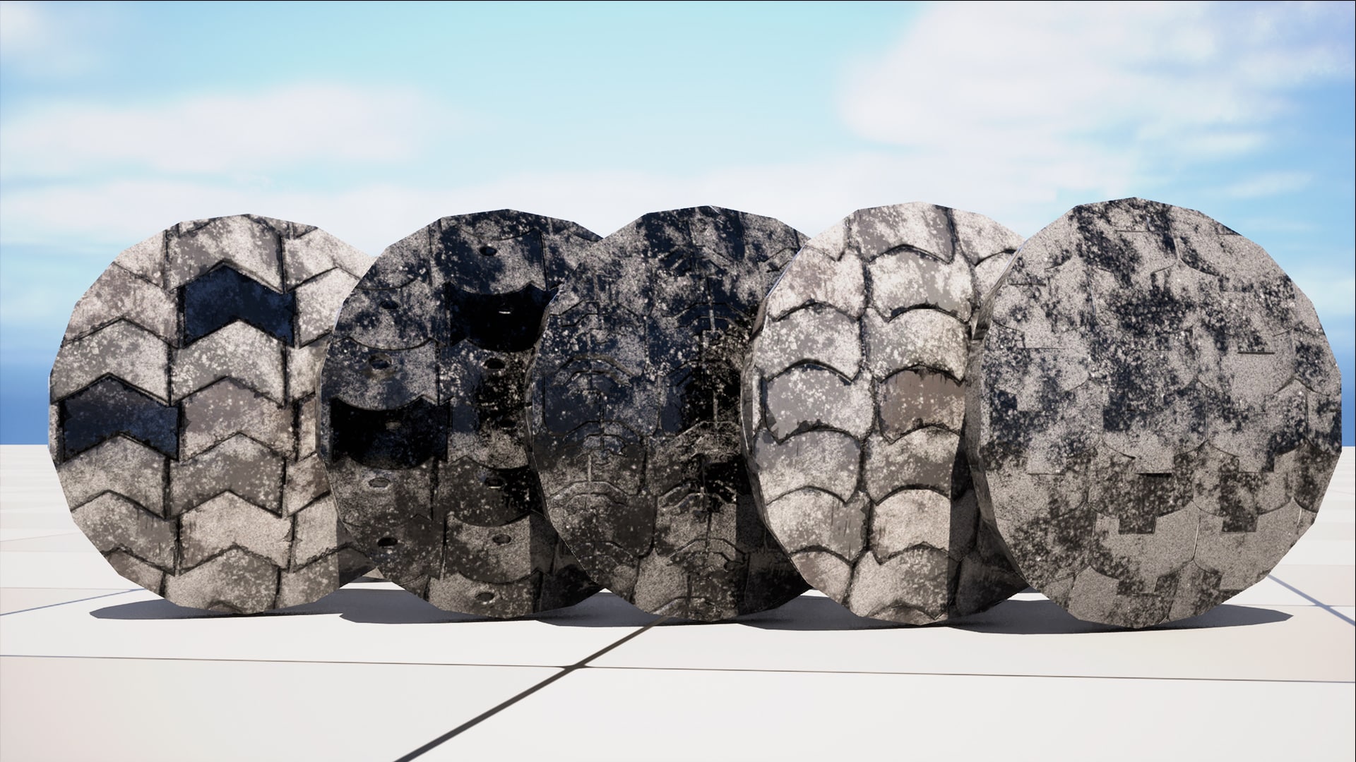 Pbr Shield Material Pack