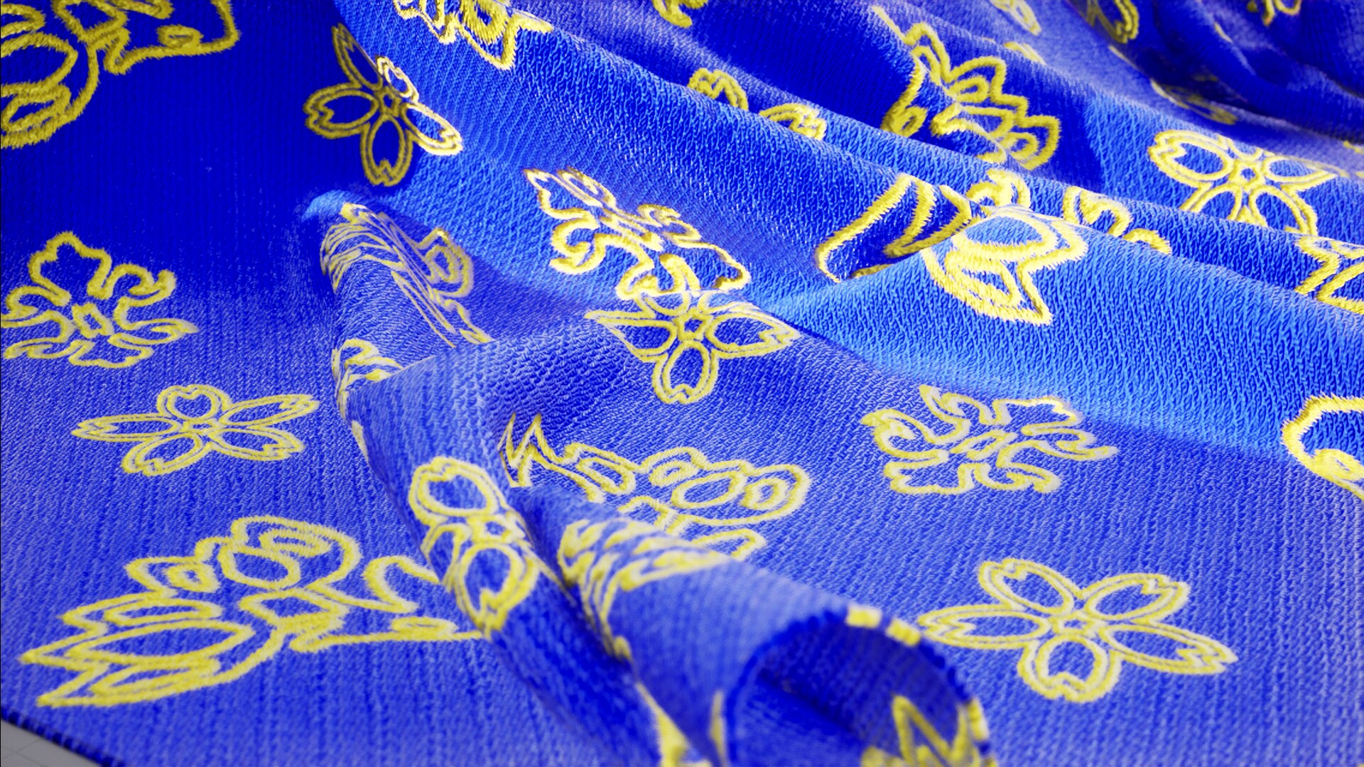 Realistic Fabric Embroidery Material Pack 4K / ornament in Materials