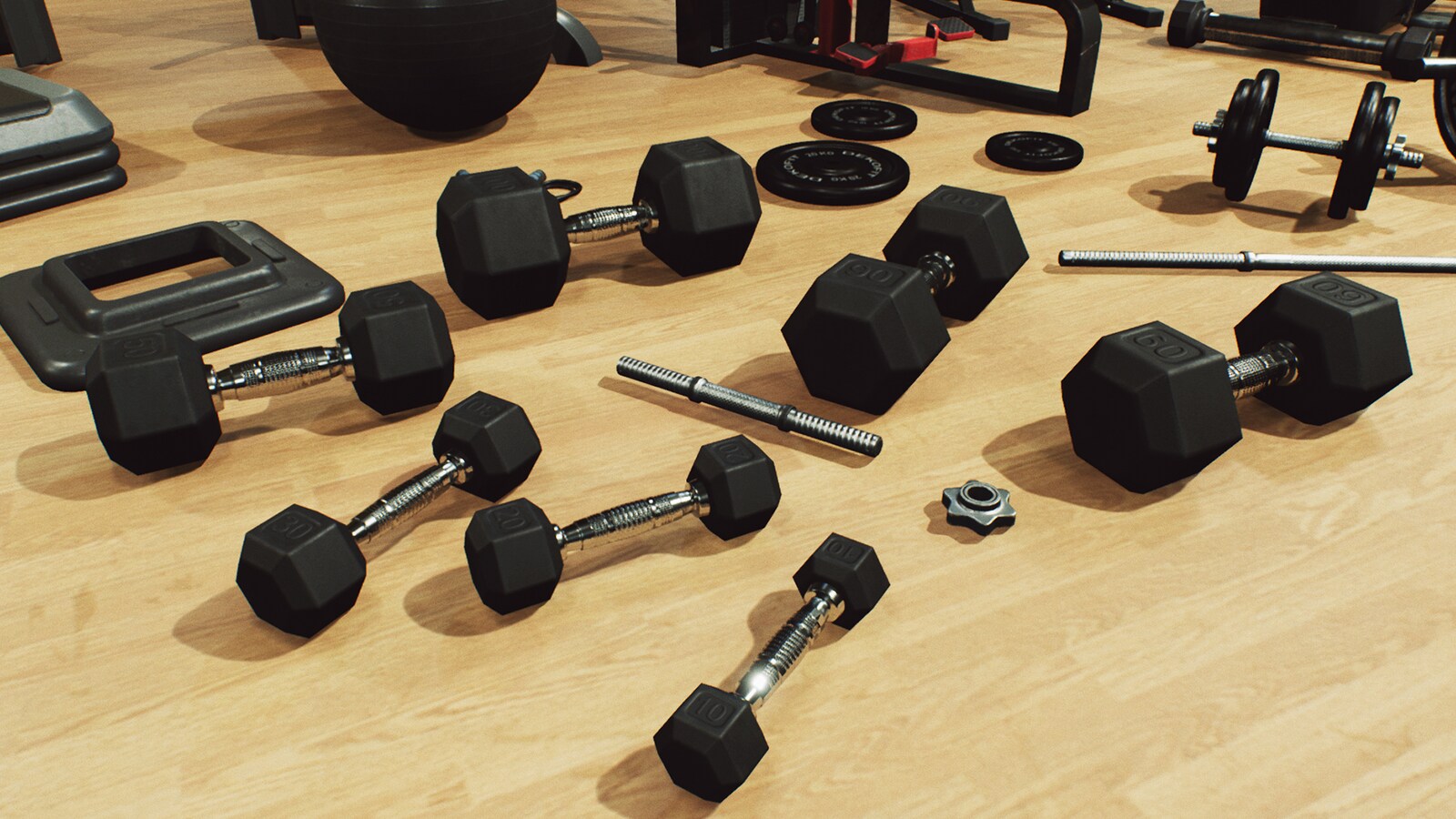 Sports and Gym Equipment VOL.1 in Props UE Marketplace