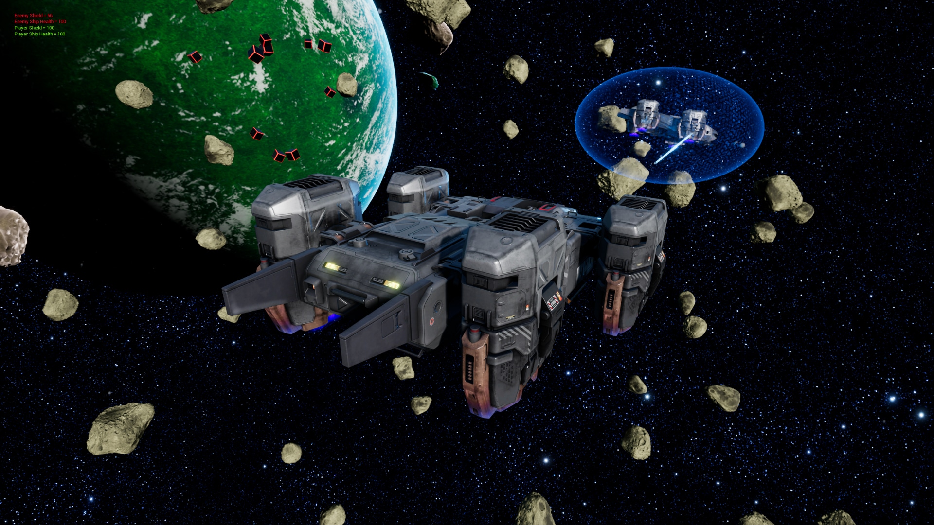 Spaceship Lander VTOL in Props UE Marketplace