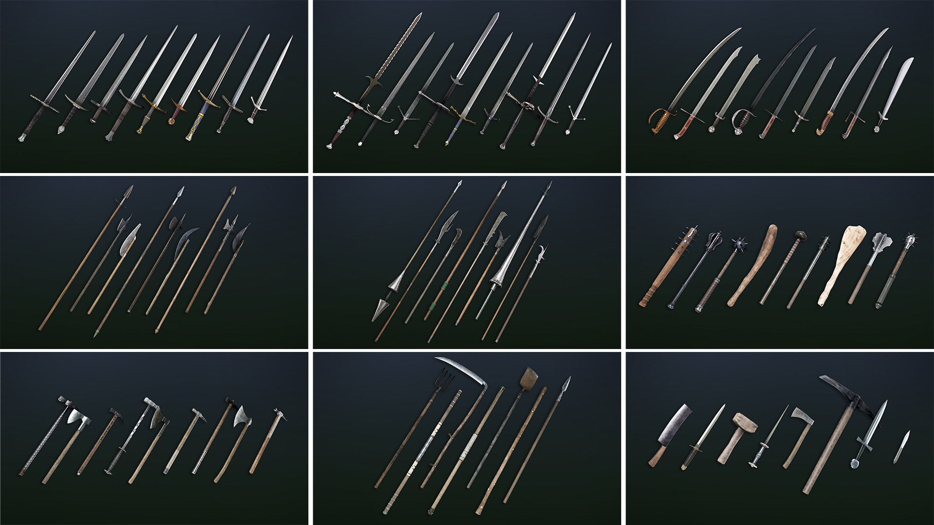 Generic Medieval Melee Pack