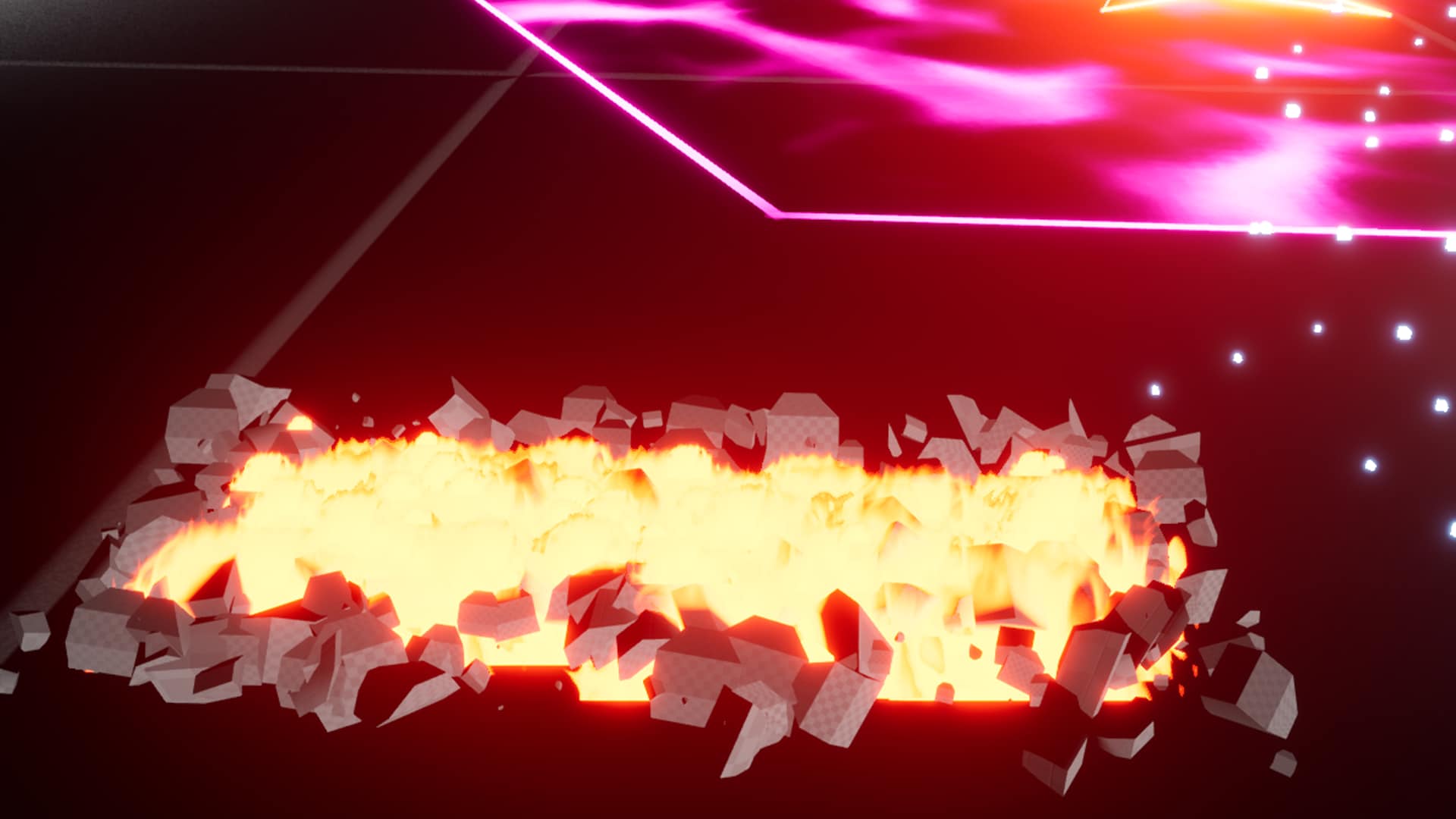 Wind fire lightning water effects in Visual Effects UE Marketplace