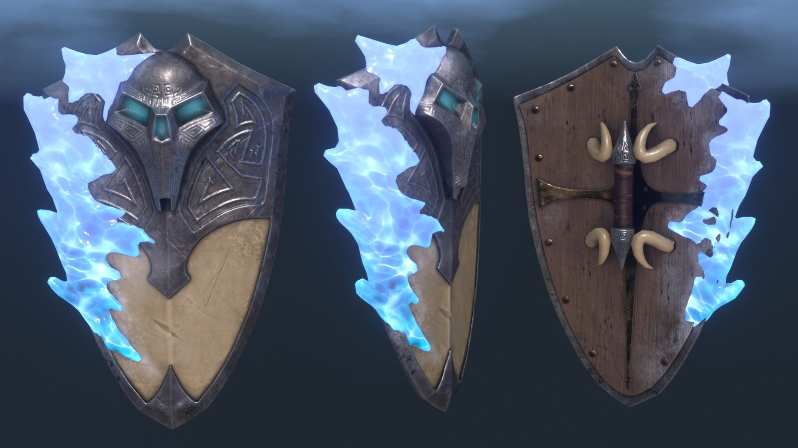 Fantasy Ice Weapon Set in Weapons - UE Marketplace