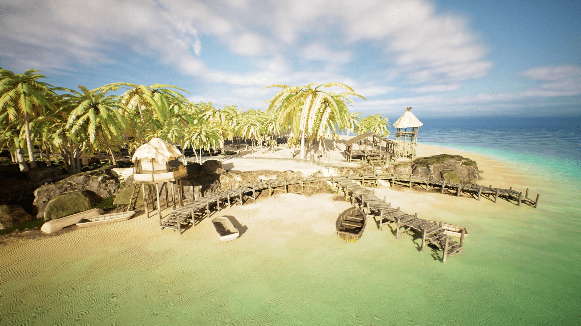 在环境创建的Tropical Tiki Island 虚幻引擎商城