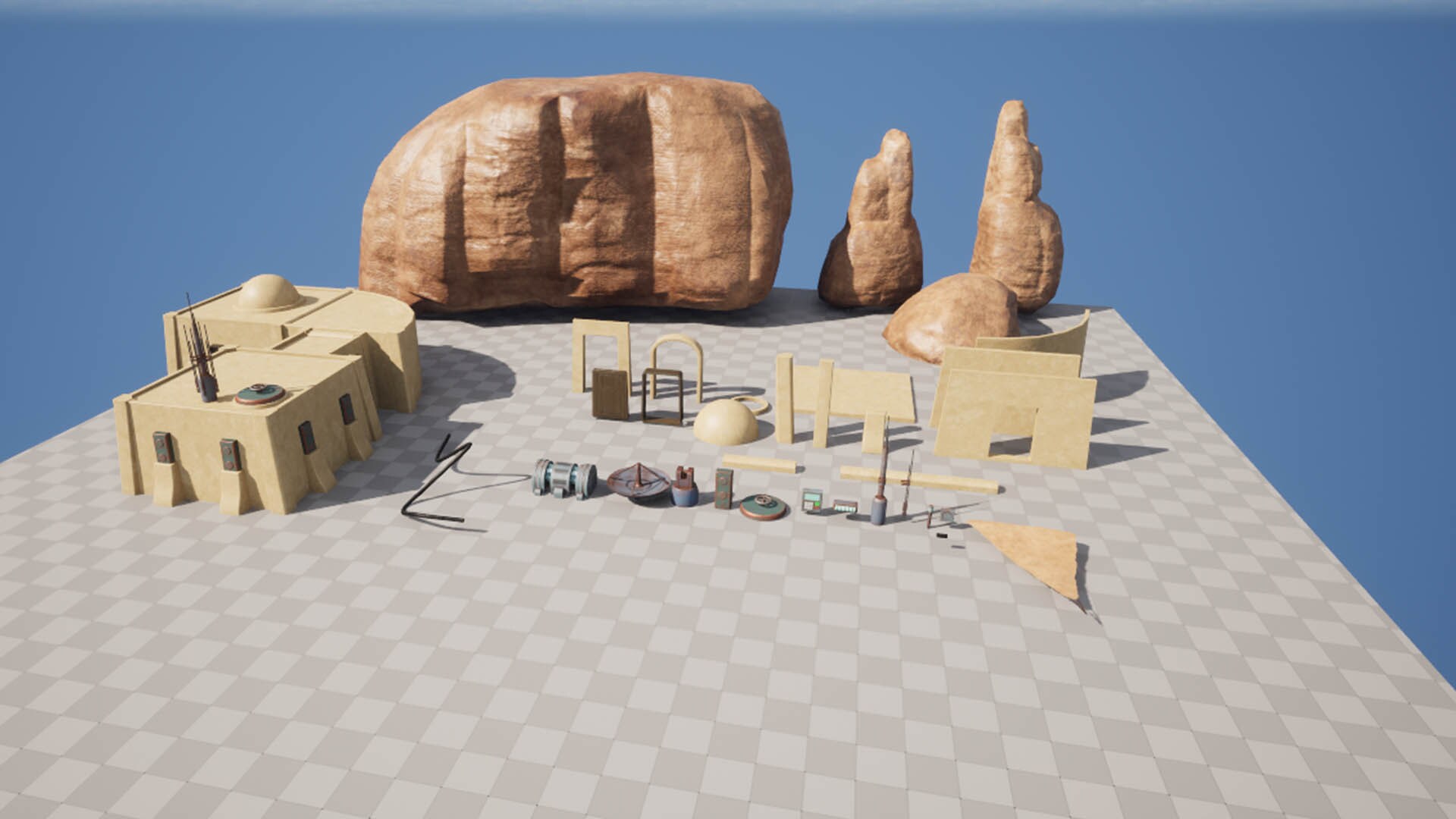 Modular Sci Fi Desert Outpost, 카테고리 배경 - UE 마켓플레이스