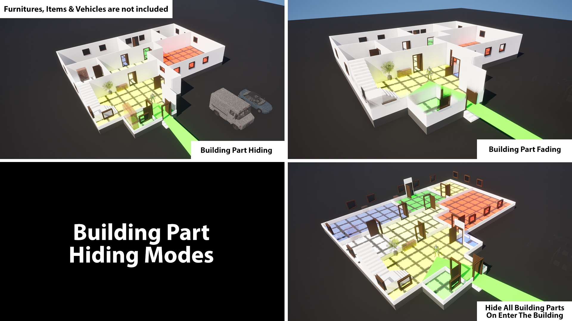 Replicated Isometric Wall Fading & Sight-Based Advanced Object ...
