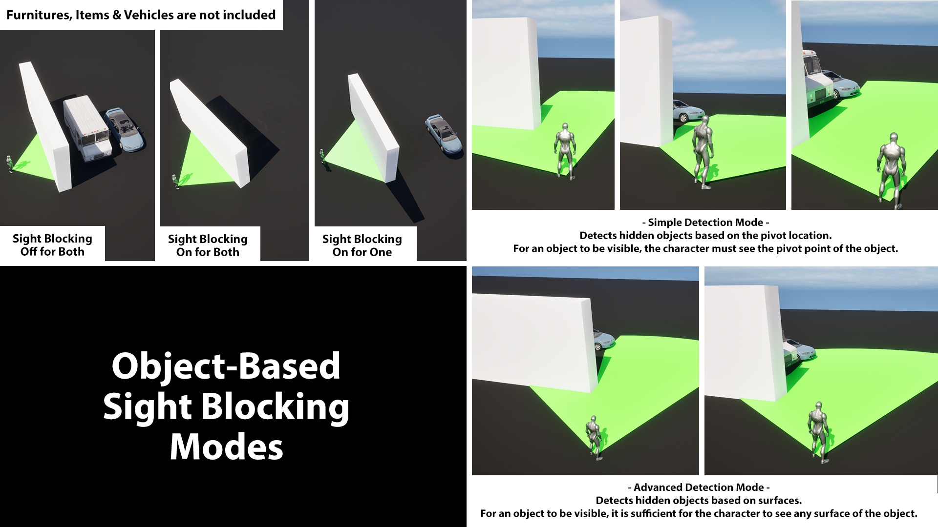 Replicated Isometric Wall Fading & Sight-Based Advanced Object ...