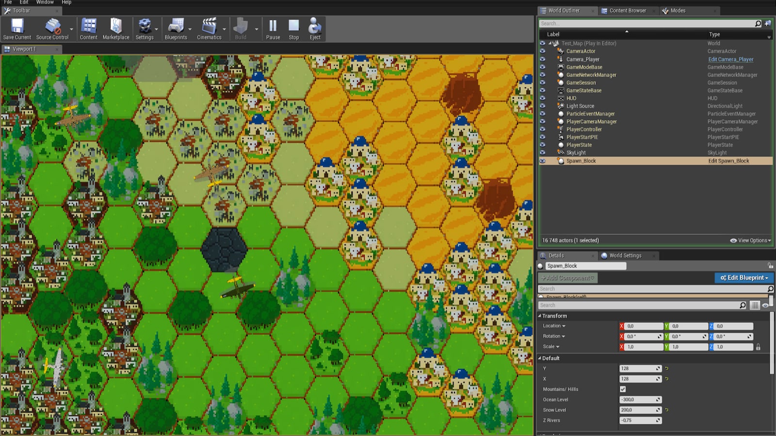 Hexagon Maps Generator _ Red Blob Games: Procedural Island Map ...