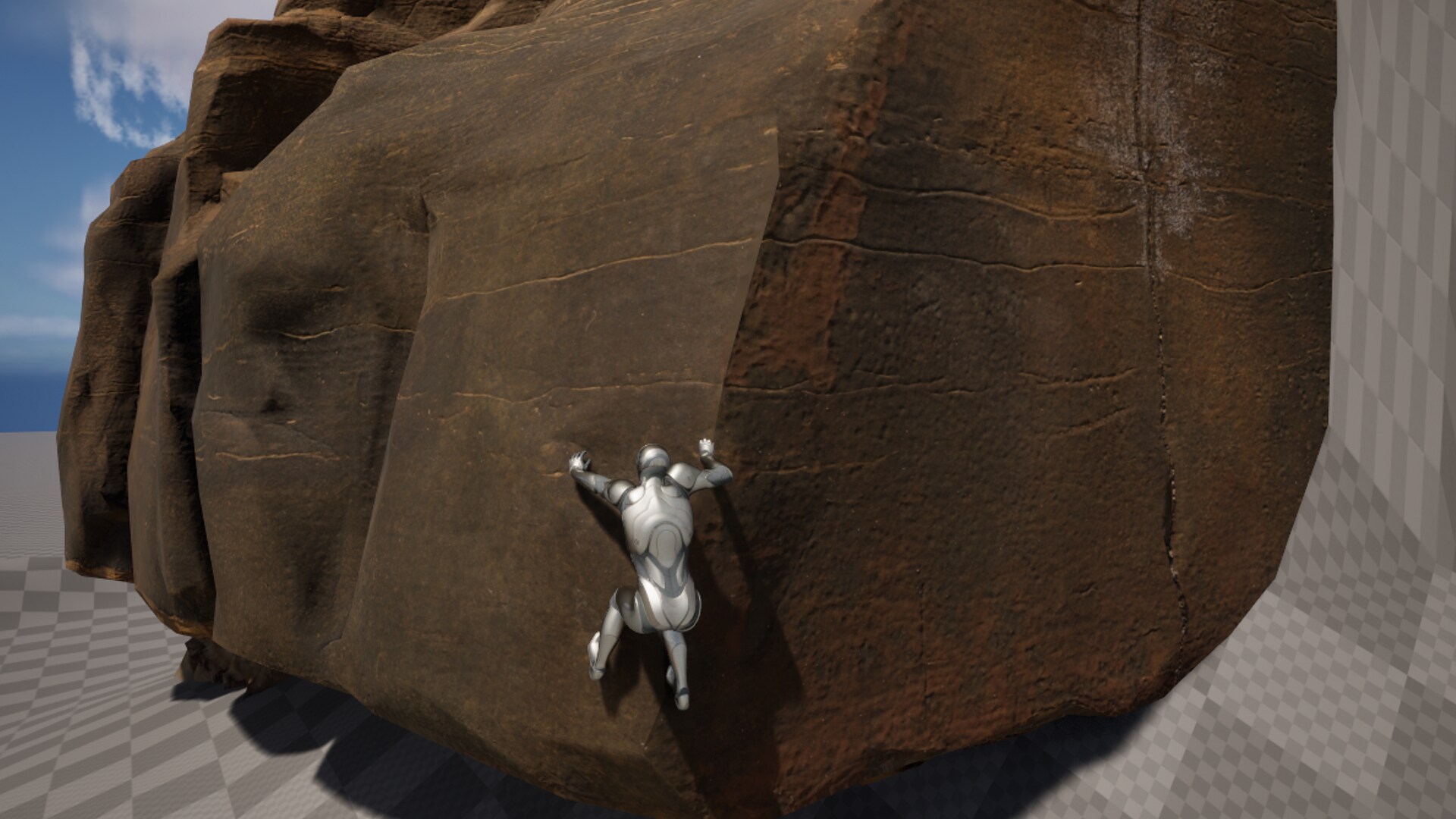 Procedural Climbing with Control Rig in Blueprints UE Marketplace