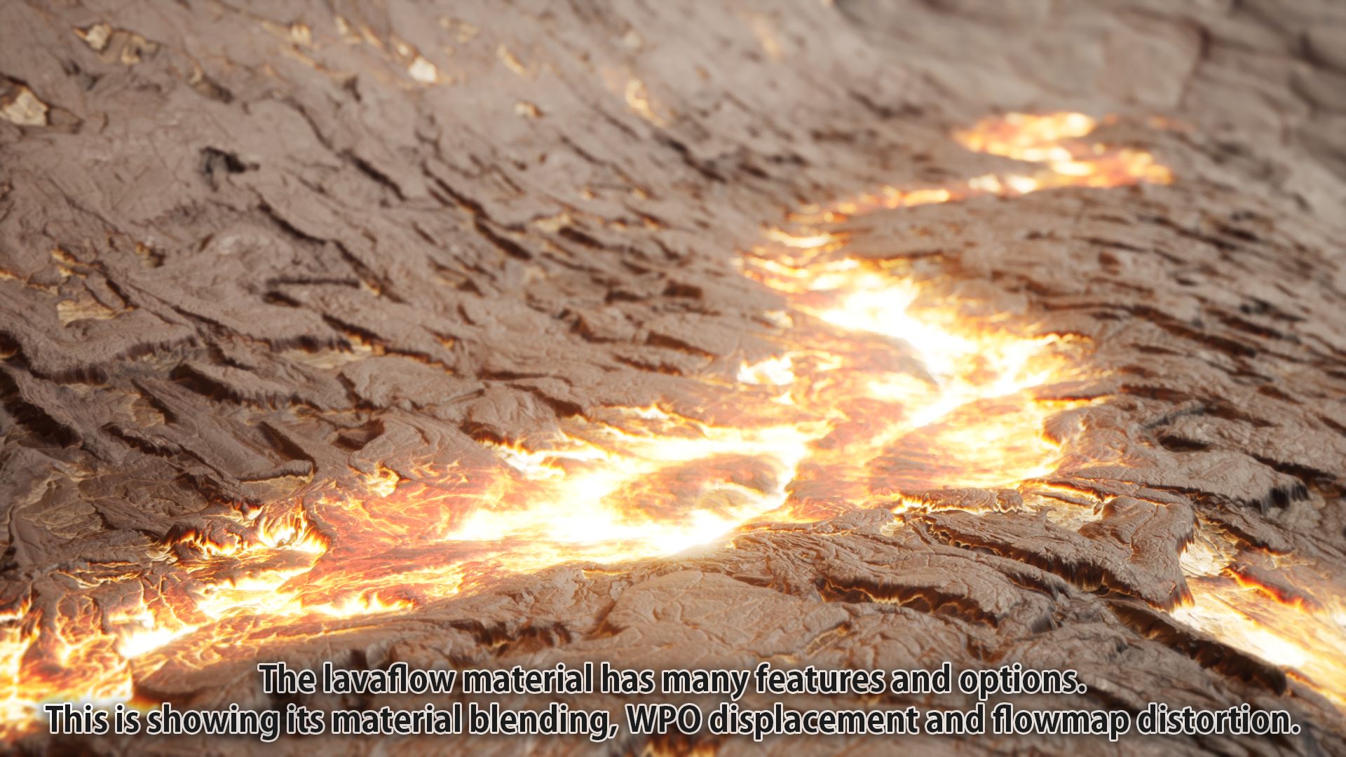Cooled & Flowing Lava