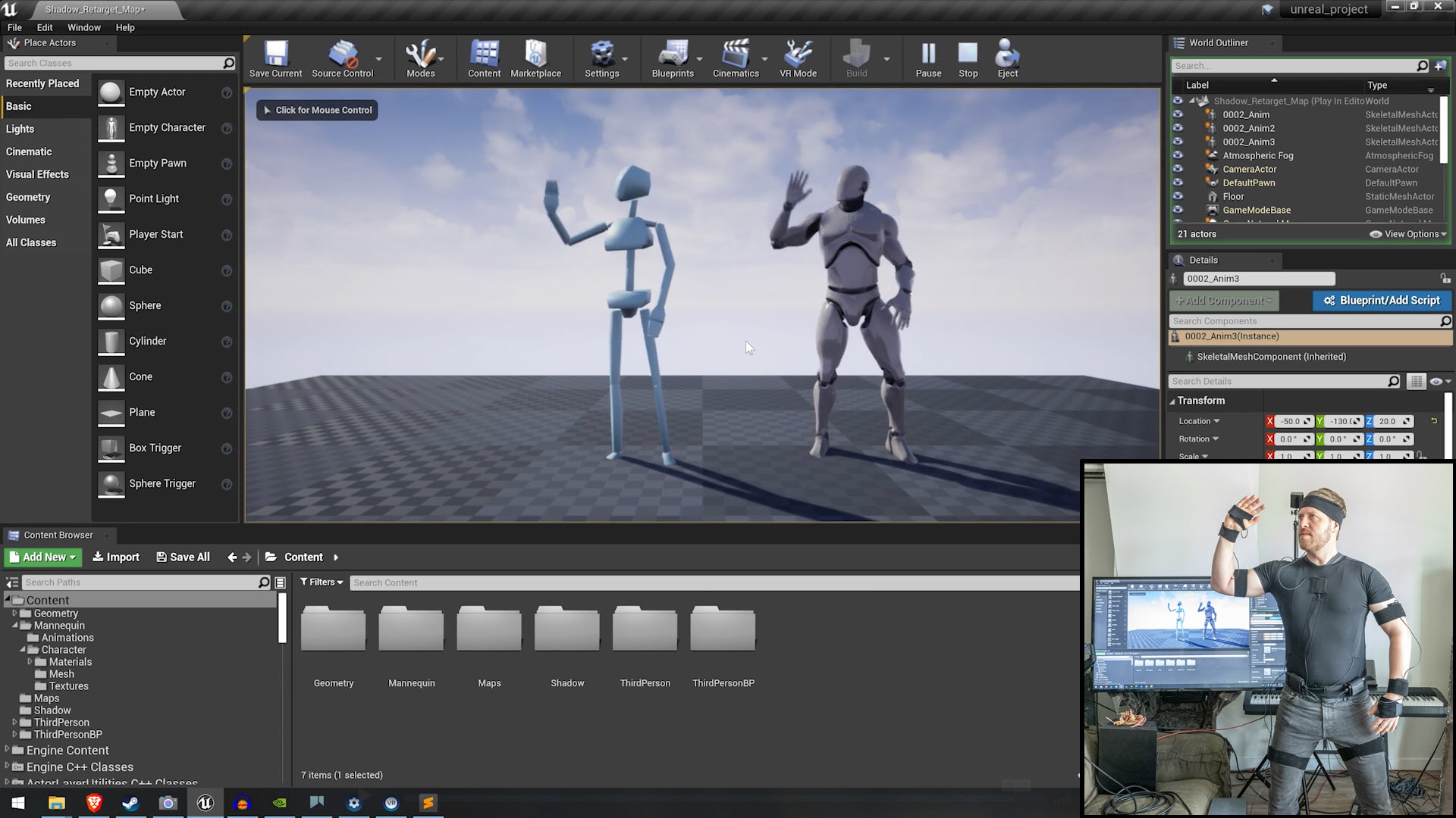 Motion capture animation software