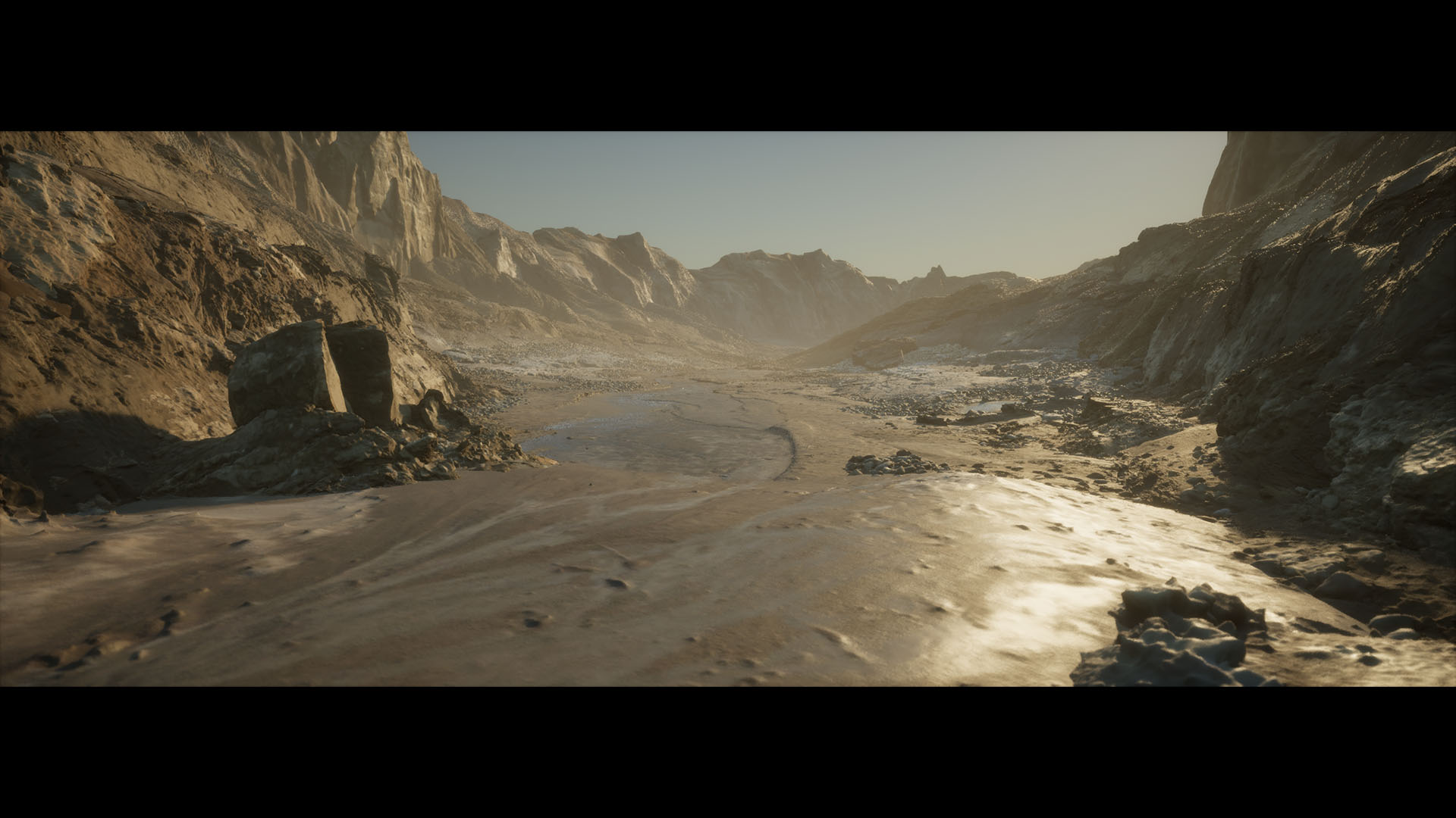 Mud Eroded Environment