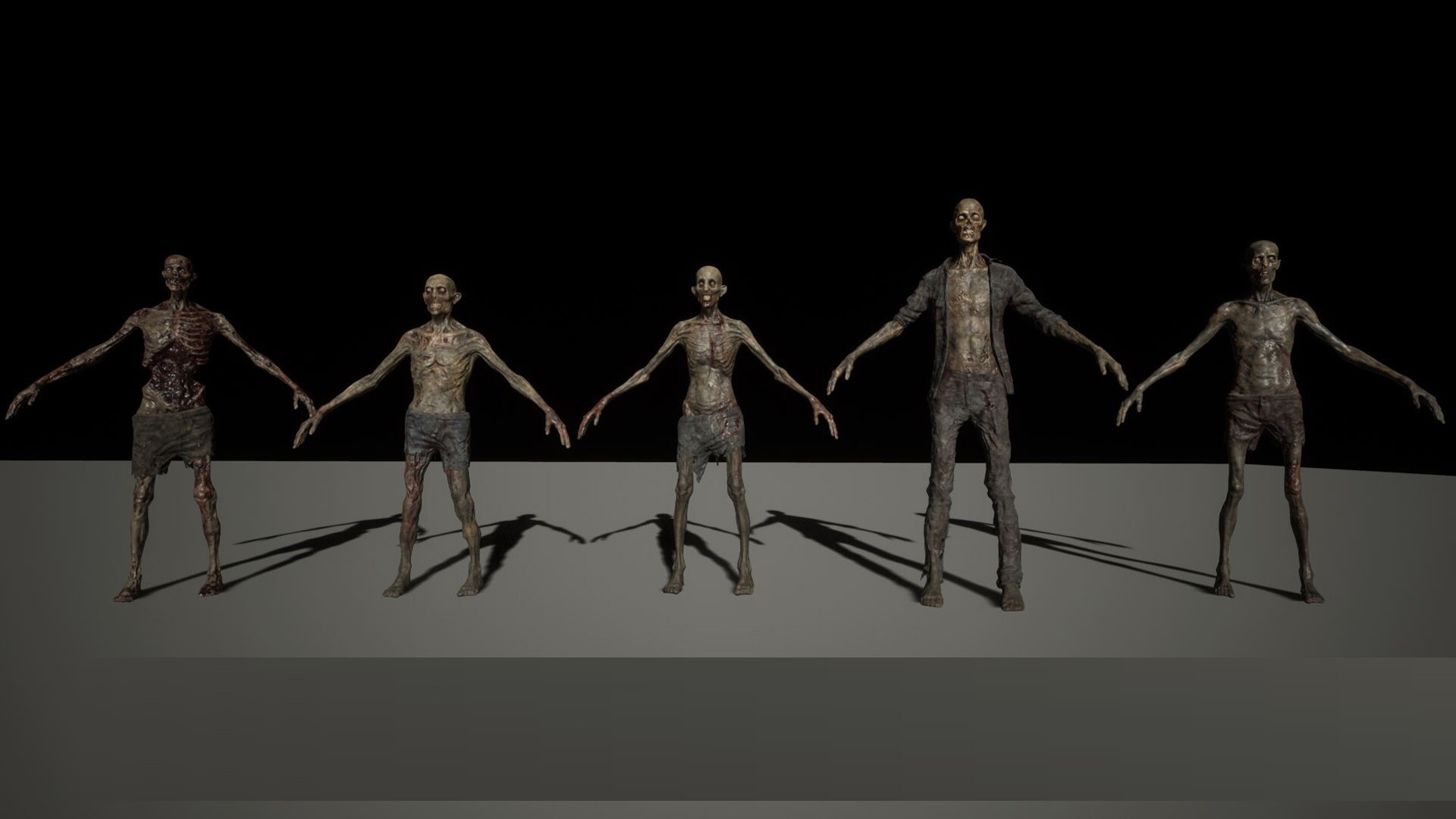 Decayed Zombies Pack in Characters UE Marketplace