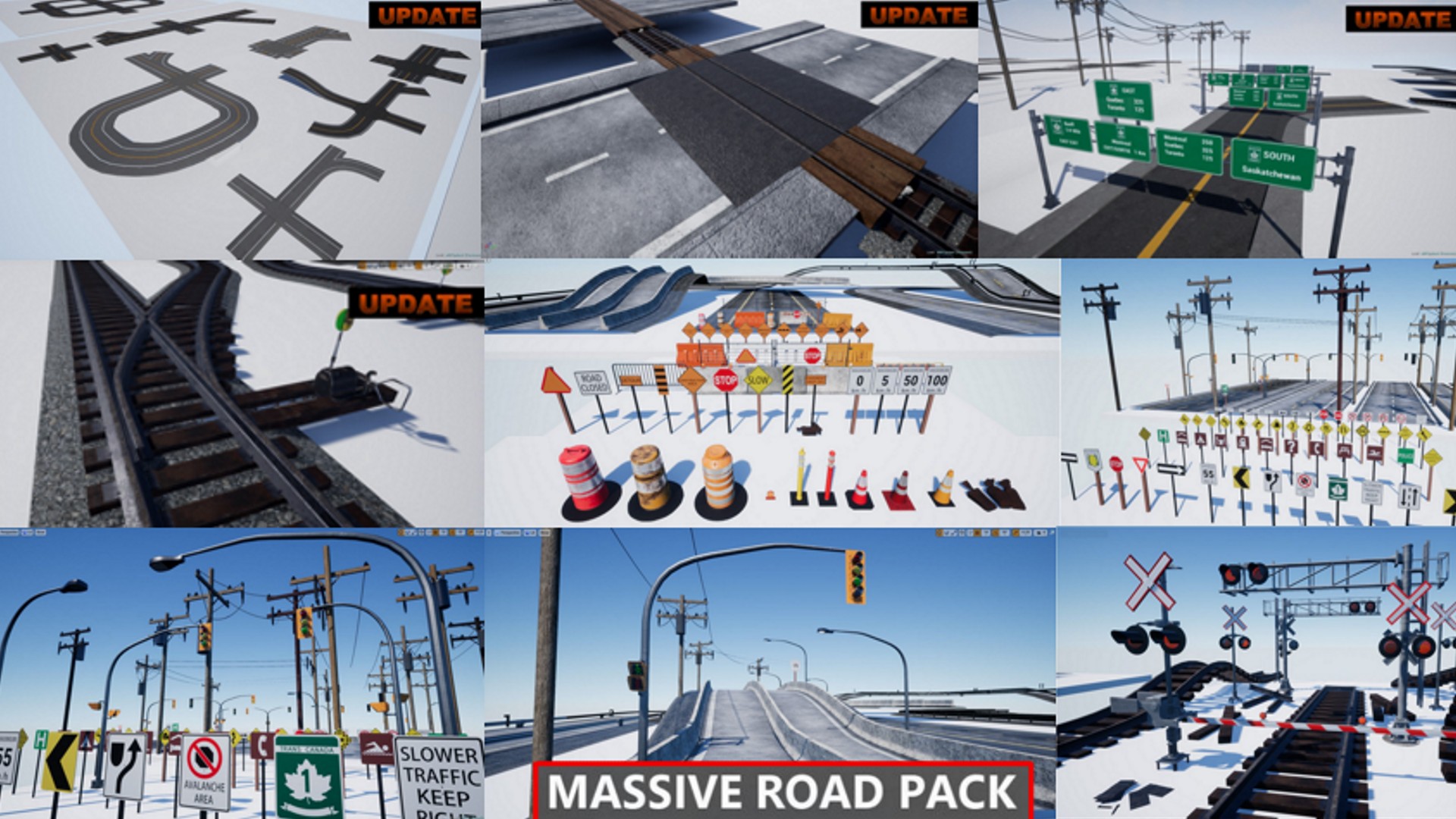 Massive Roads Kit