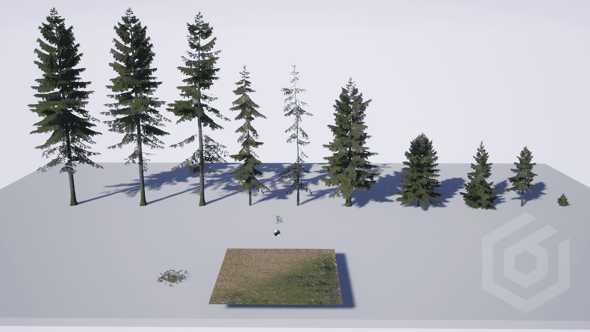 Trees Spruce tree in Props UE Marketplace