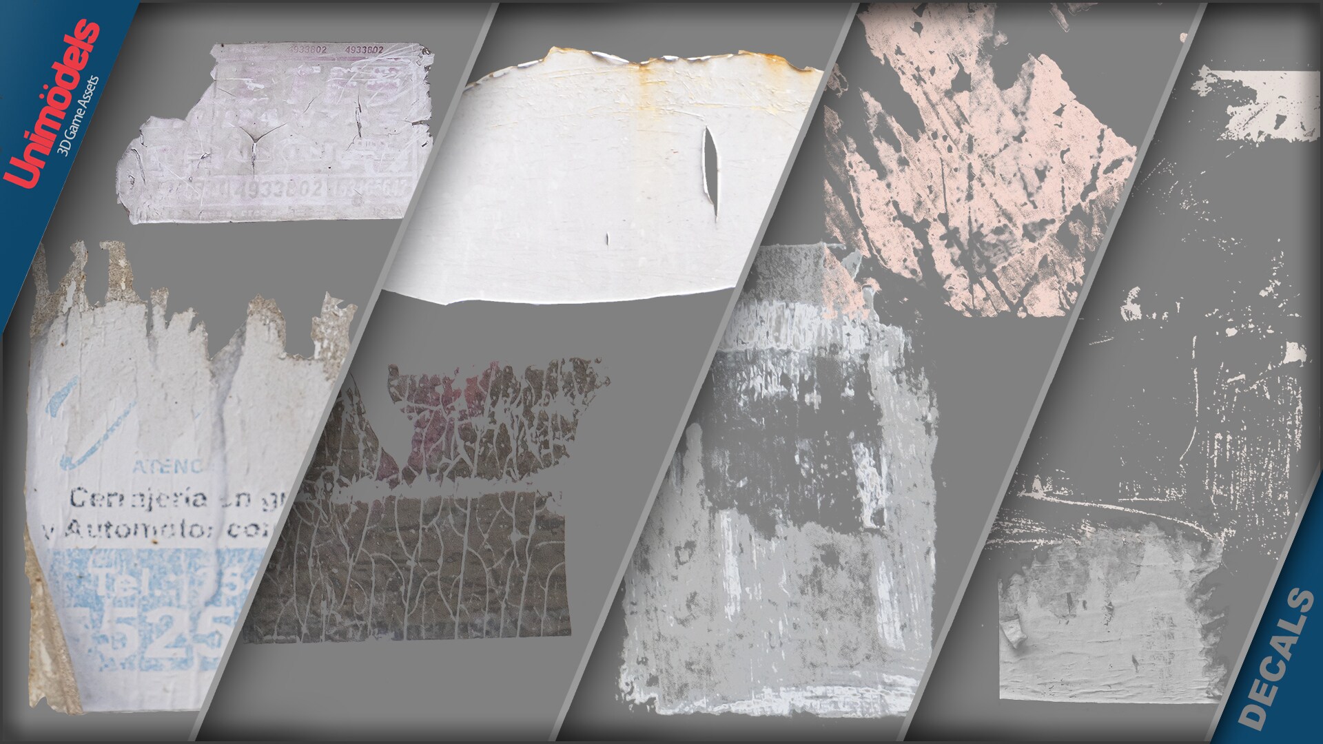 Decals Papers Vol. 2 in Materials UE Marketplace